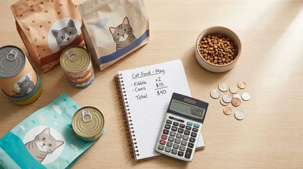 貓飼料哪裡買最划算封面 — 貓飼料預算規劃示意
