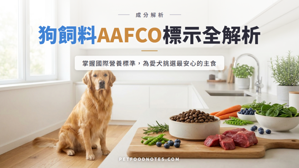 狗飼料營養標準解析：AAFCO 標示與其意義