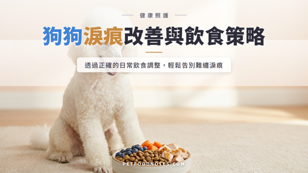狗狗淚痕改善：飲食調整的影響與策略
