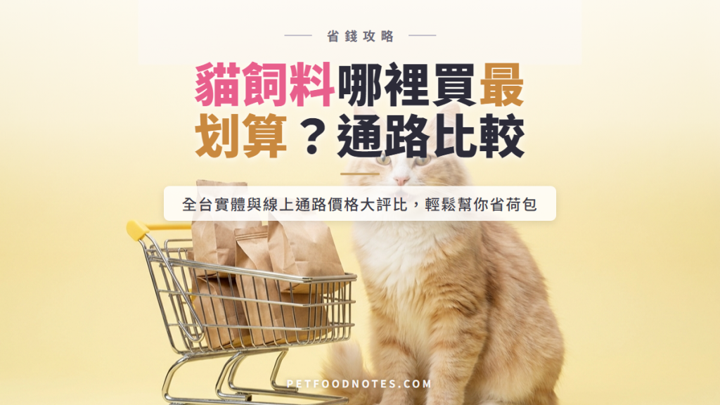 貓飼料哪裡買最划算？2026 通路完整比較