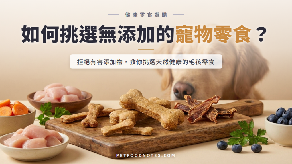 寵物零食選購指南：避免添加物的健康考量