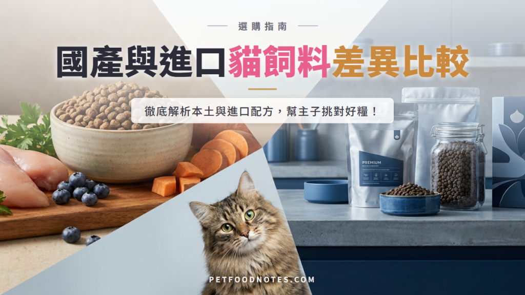 國產貓飼料表現分析：與進口品牌差異比較