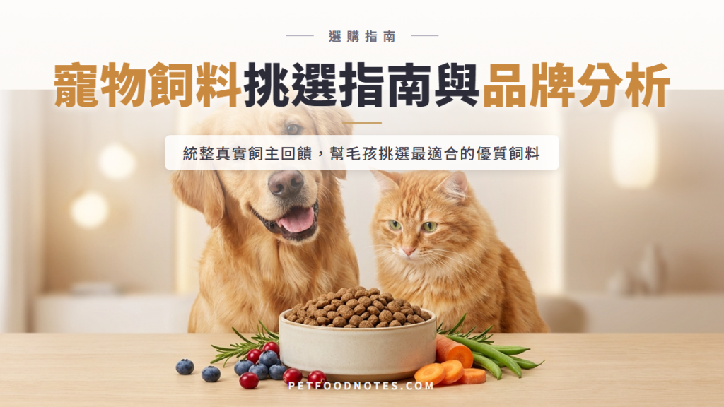 寵物飼料選擇指南：飼主回饋與品牌分析
