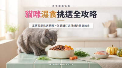 貓咪濕食選擇指南：掌握關鍵原則，打造理想飲食