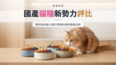 國產貓糧新勢力評比：飼主選購指南