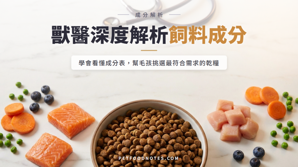 寵物飼料成分深度分析：獸醫師的專業解讀