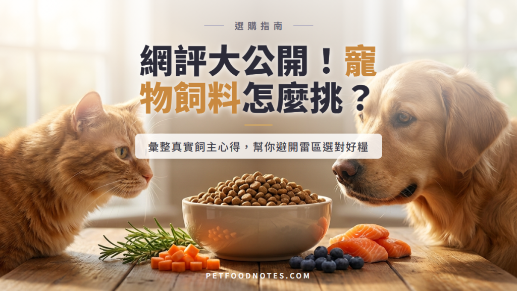 寵物飼料網路評價整理：飼主心得與選購指南