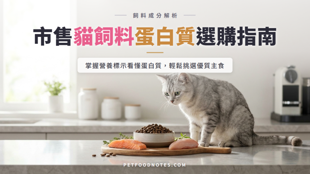 市售貓飼料蛋白質含量與選購指南