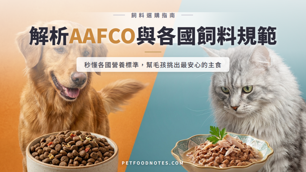 寵物飼料標準解析：AAFCO與其他規範的差異與選購指南