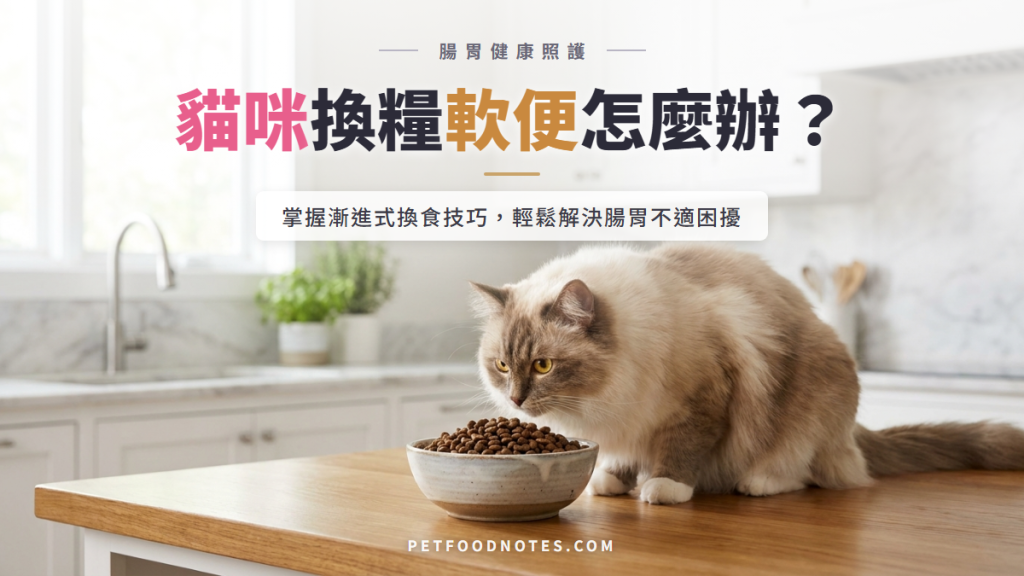 貓咪換飼料軟便正常嗎？調整餵食的關鍵建議