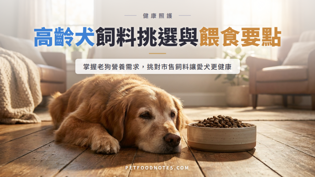 高齡犬飲食指南：市售飼料如何挑選與餵食要點