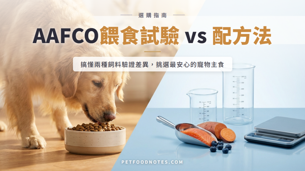 AAFCO餵食試驗vs配方法：哪種驗證更可靠？