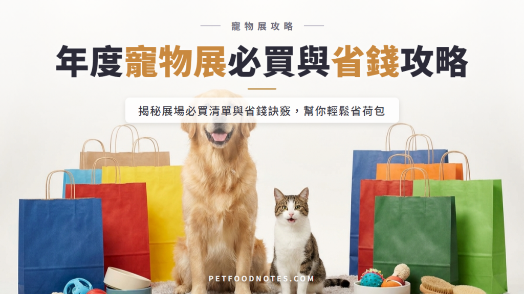 年度寵物展優惠攻略：展場必買清單與省錢技巧