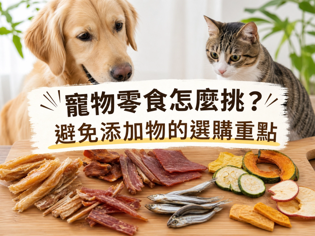 寵物零食怎麼挑？避免添加物的選購重點