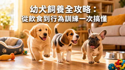 幼犬飼養全攻略：從飲食到行為訓練一次搞懂