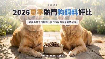 2026 夏季熱門狗飼料比較表：適口性與保存性評比