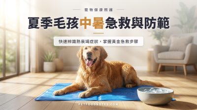 夏季毛孩中暑防範指南：症狀辨識與急救步驟