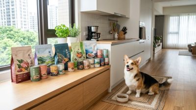 狗狗開心享用國產優質飼料