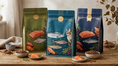 毛髮亮麗的貓咪享用優質飼料