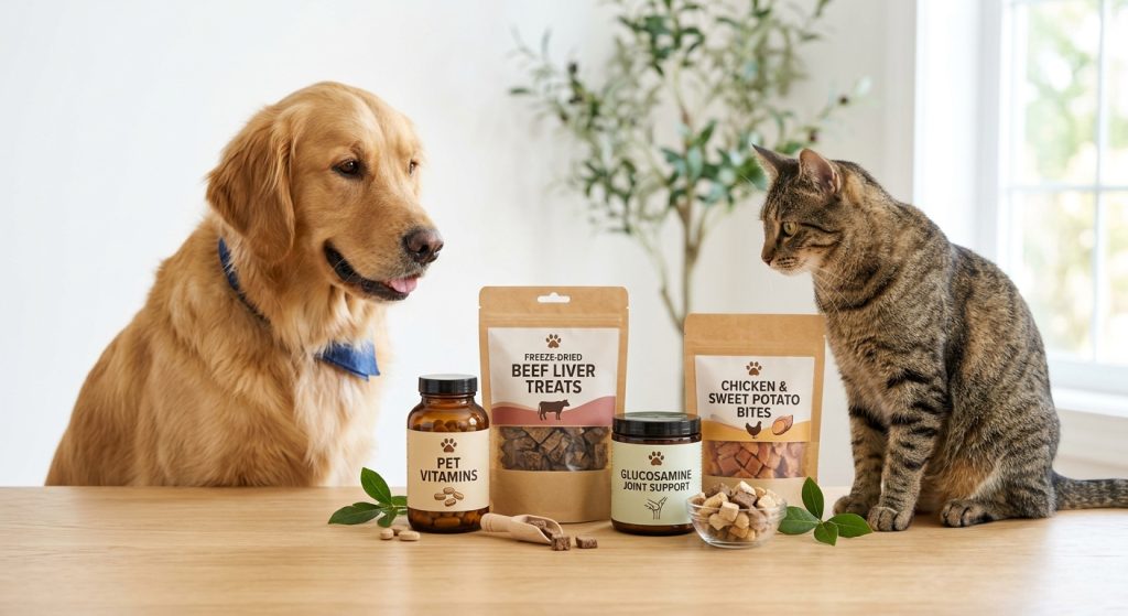 幼犬享用羊奶粉