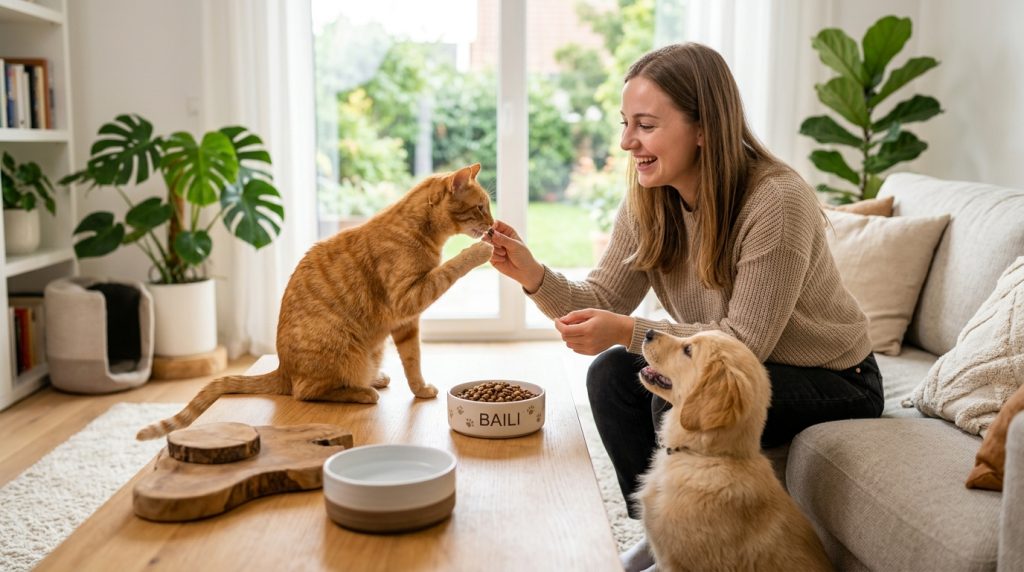 貓咪飼料當作零食的正確餵食方式與常見問題解答